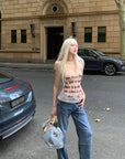 Rase le sol Deconstructed Paneled Straight-Leg Jeans - PINKPARKS