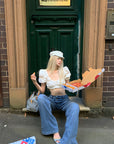 Rase le sol Deconstructed Paneled Straight-Leg Jeans - PINKPARKS