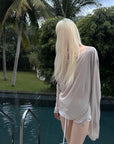 Rase le sol Fluid Knit Long Sleeve Top - PINKPARKS