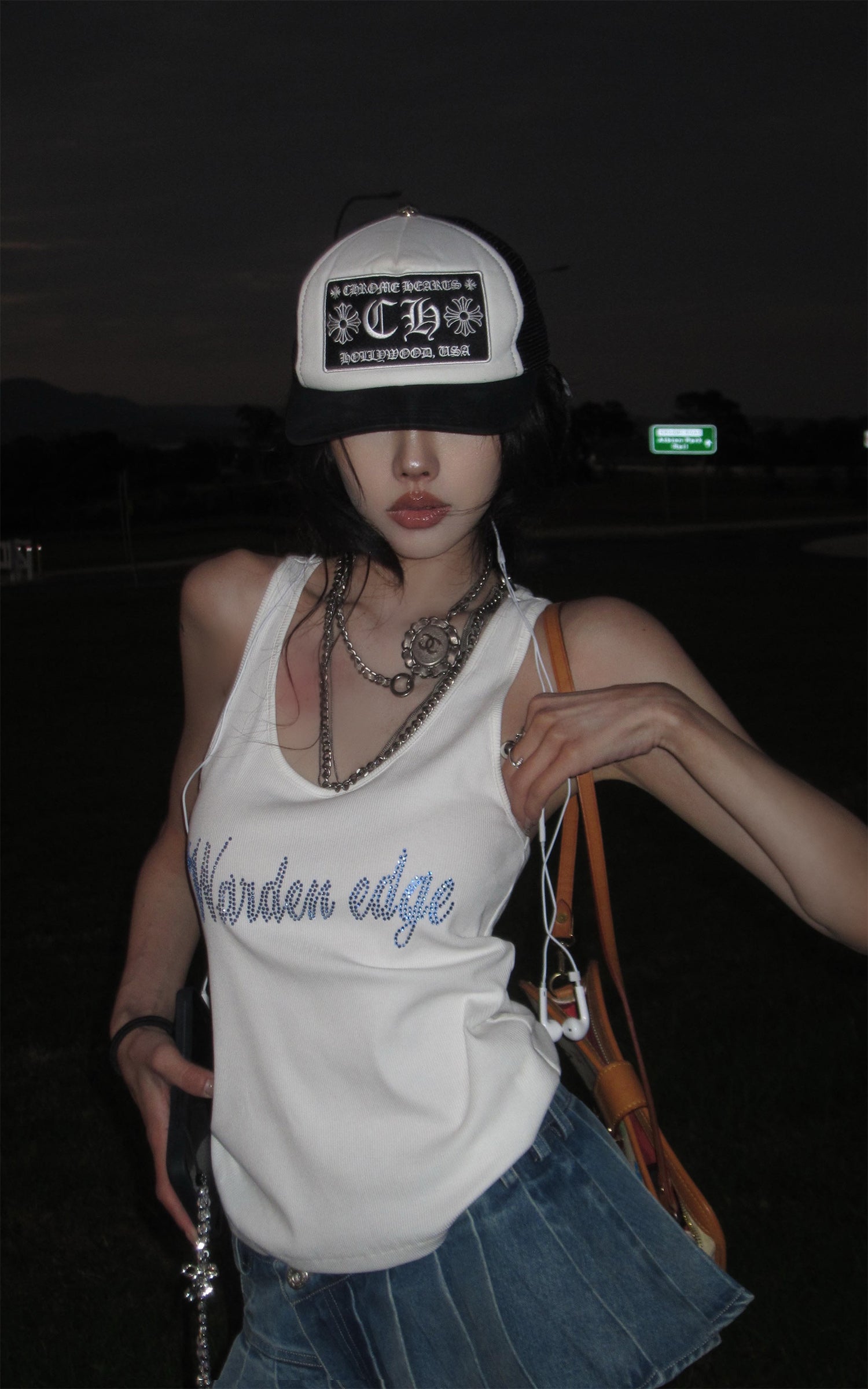 WARDEN EDGE Ribbed Cotton Slim Racer Tank Top - PINKPARKS