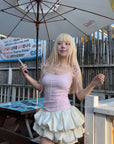 Rase le sol Tiered Volume Sculptural Skirt - PINKPARKS