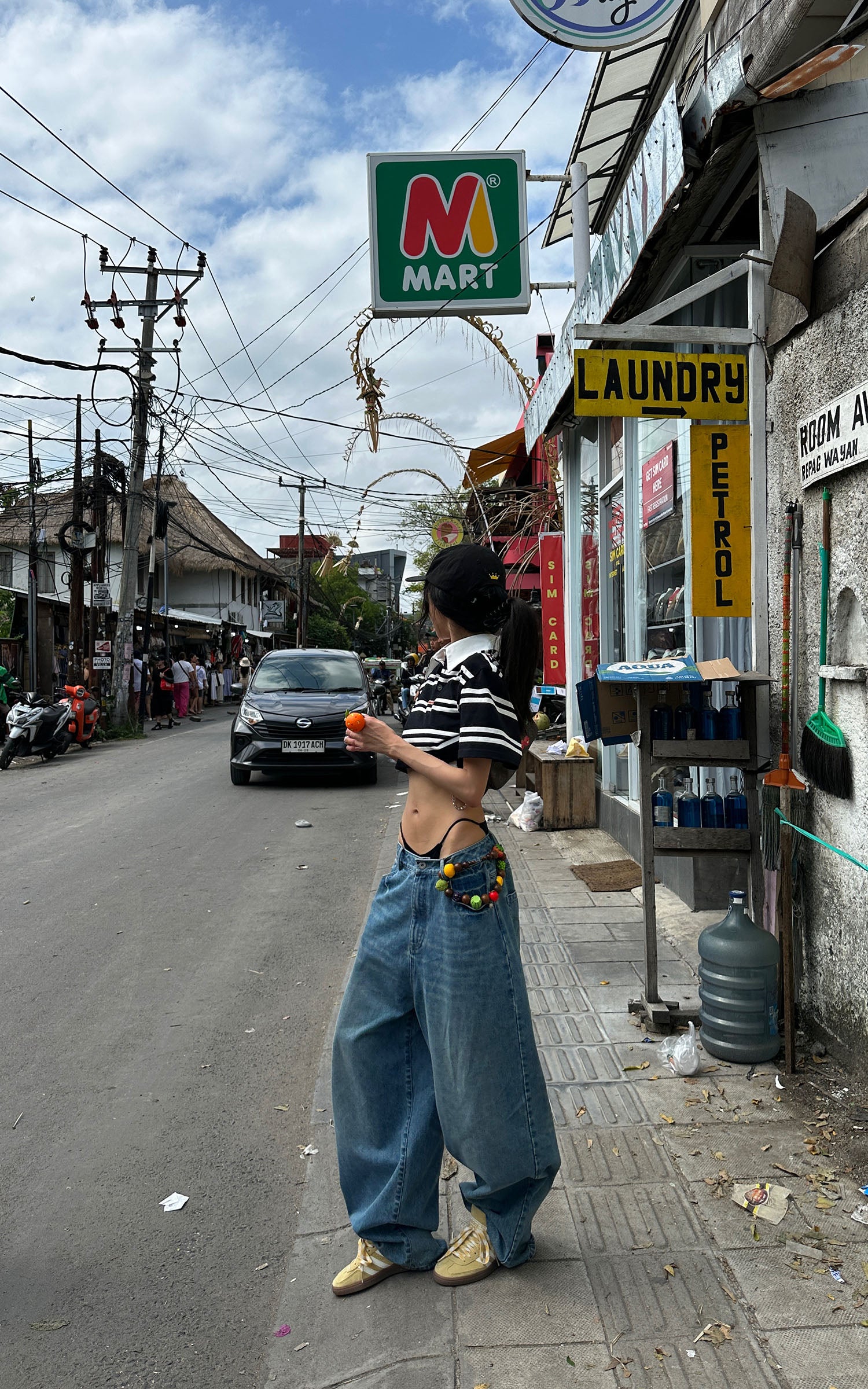WARDEN EDGE Oversized Wide-Leg Denim Pants - PINKPARKS