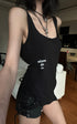 WARDEN EDGE Layered Draped Tank Top with Side Strap - PINKPARKS