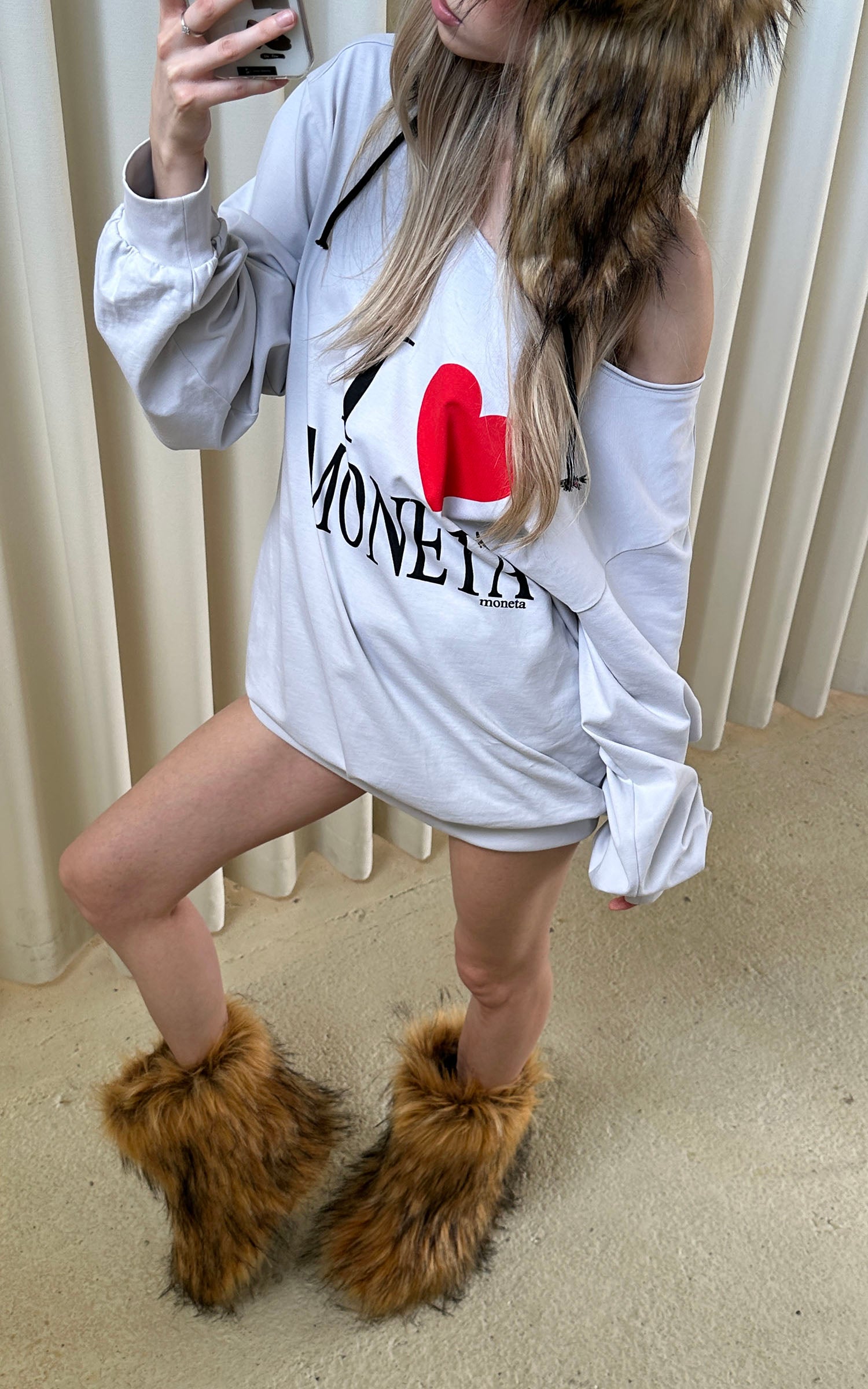 0122stepll ロングスリーブプルオーバーTシャツ