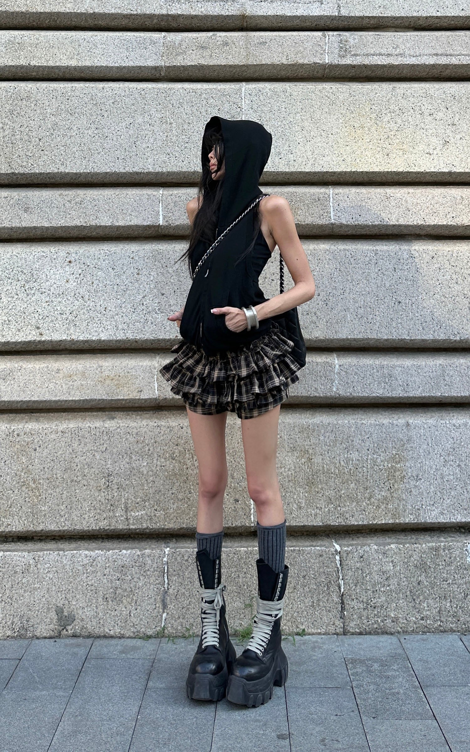 WARDEN EDGE Knit Zip Hooded Vest
