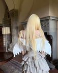Rase le sol Sculptural Angel Wing Convertible Backpack & Crossbody