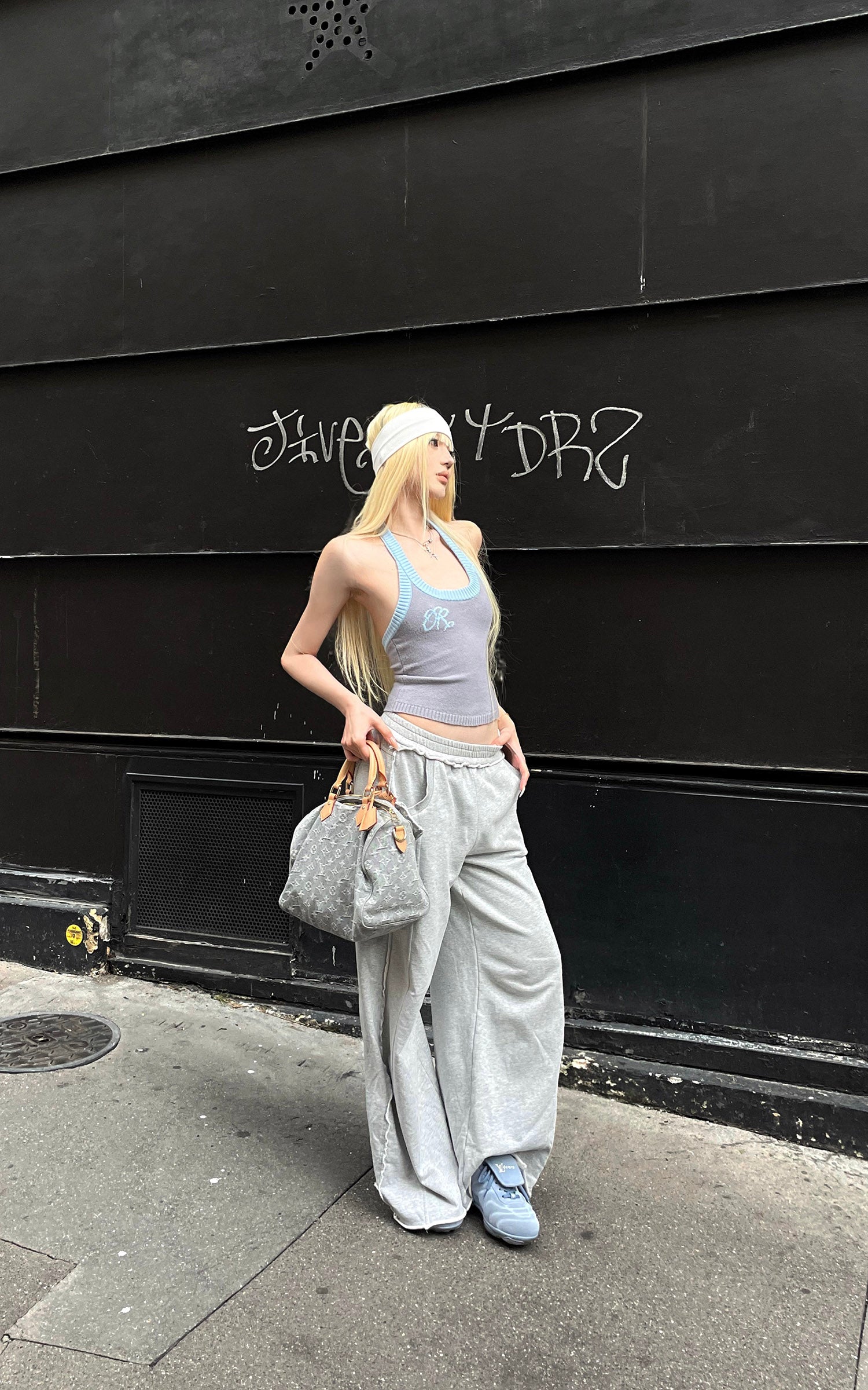 Rase le sol Two-Tone Ribbed Knit Tank Top