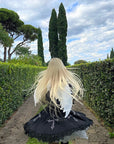 Rase le sol Sculptural Angel Wing Convertible Backpack & Crossbody
