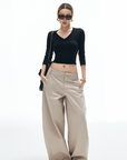 IAMXIAA Wide-Leg Tailored Pants