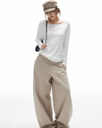 IAMXIAA Open-Back Studded Long Sleeve Top