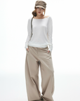 IAMXIAA Open-Back Studded Long Sleeve Top