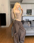Rase le sol Loose Cargo Pocket Pants