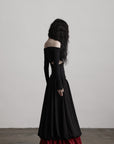 DOINDULGE Off-Shoulder Cutout Top with Bead Details
