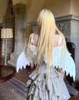 Rase le sol Sculptural Angel Wing Convertible Backpack & Crossbody