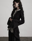 DOINDULGE Textured Striped Collar Shirt