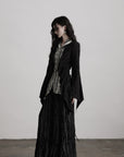 DOINDULGE Textured Striped Collar Shirt