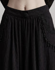DOINDULGE Beaded Lace Wide Pants
