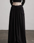 DOINDULGE Beaded Lace Wide Pants