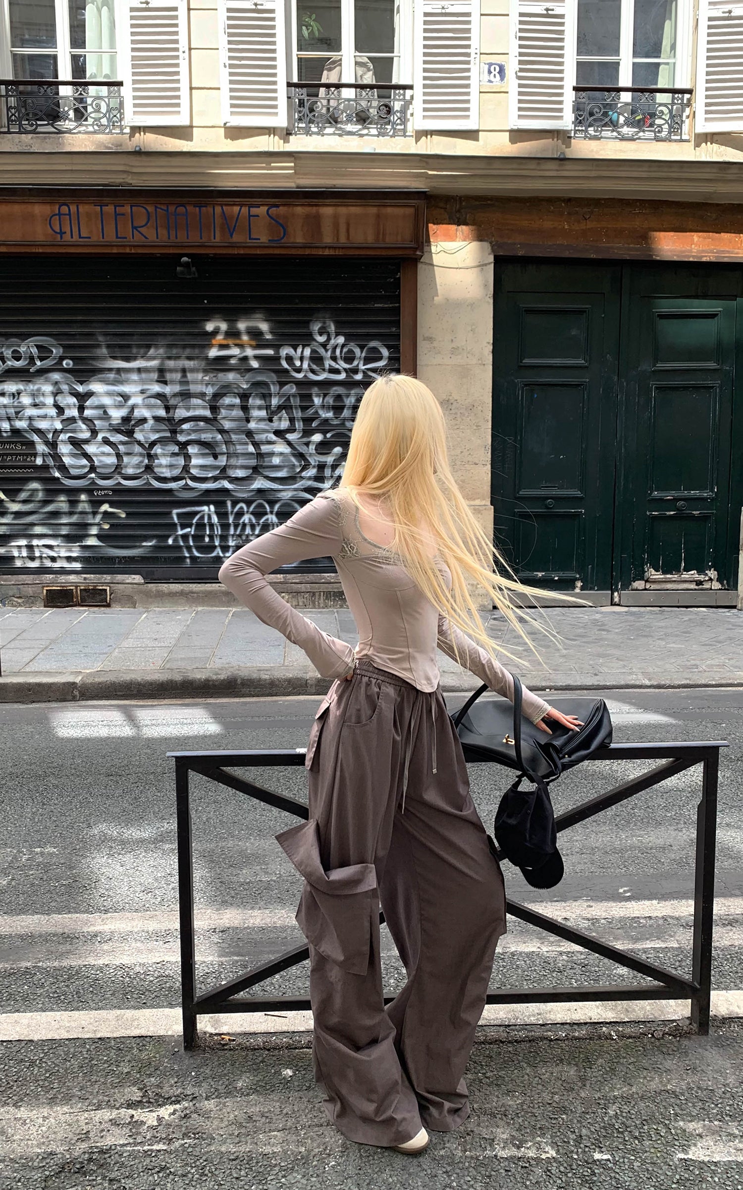 Rase le sol Loose Cargo Pocket Pants