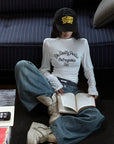 WARDEN EDGE Graphic Long Sleeve Tee with Slim Fit and Streetwear Edge