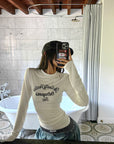 WARDEN EDGE Graphic Long Sleeve Tee with Slim Fit and Streetwear Edge