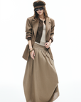 IAMXIAA Oversized Checked Blazer Jacket