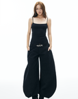IAMXIAA Ribbed Knit Spaghetti Strap Tank Top