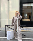 Rase le sol Relaxed Shirt and Wide-Leg Pants Set