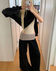 Rase le sol Embroidered Oversized Sweatshirt