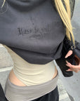 Rase le sol Embroidered Oversized Sweatshirt