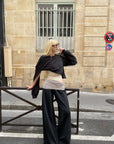 Rase le sol Embroidered Oversized Sweatshirt