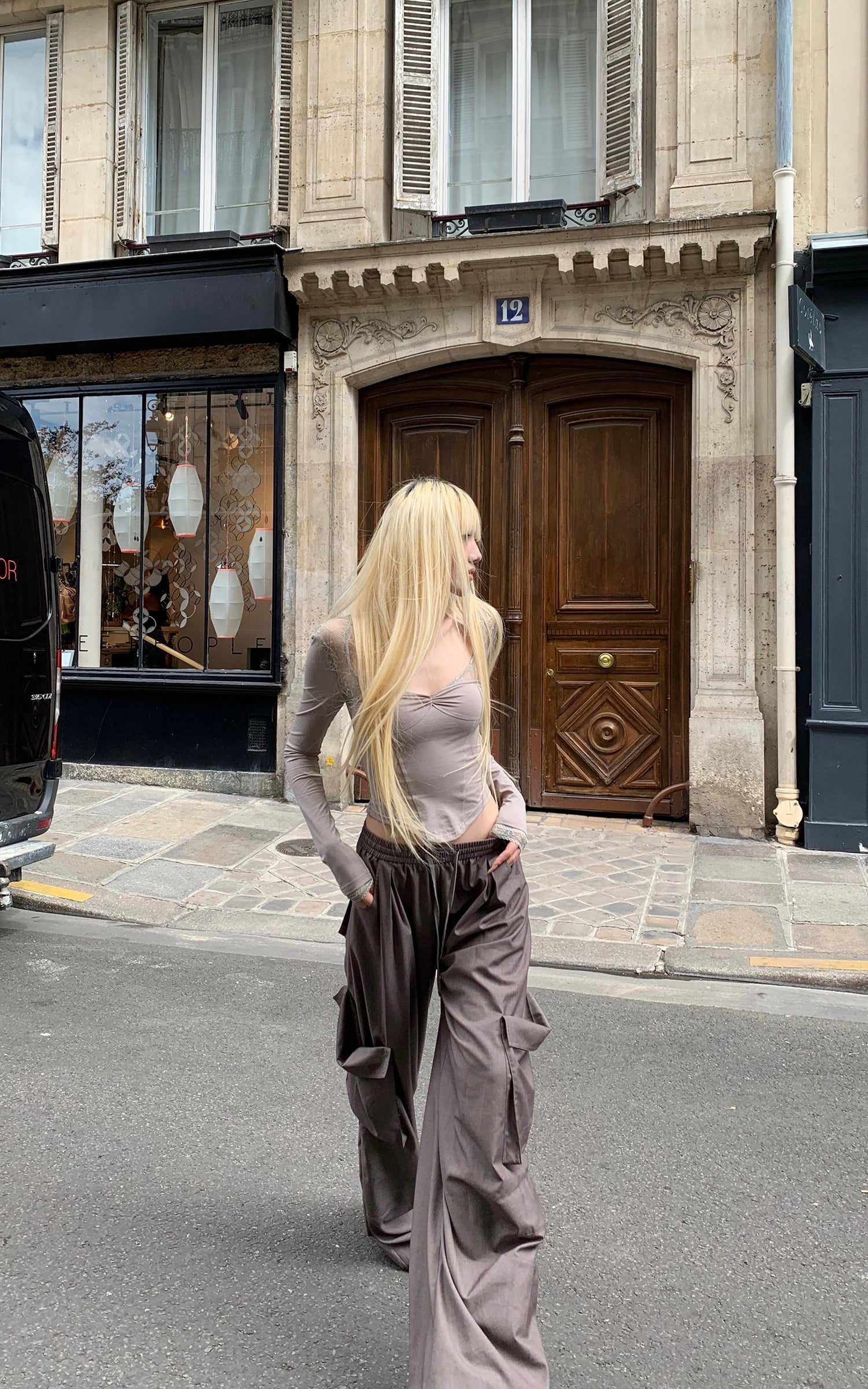 Rase le sol Loose Cargo Pocket Pants