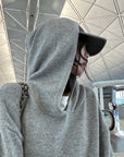 WARDEN EDGE Knit Hoodie & Shorts Set