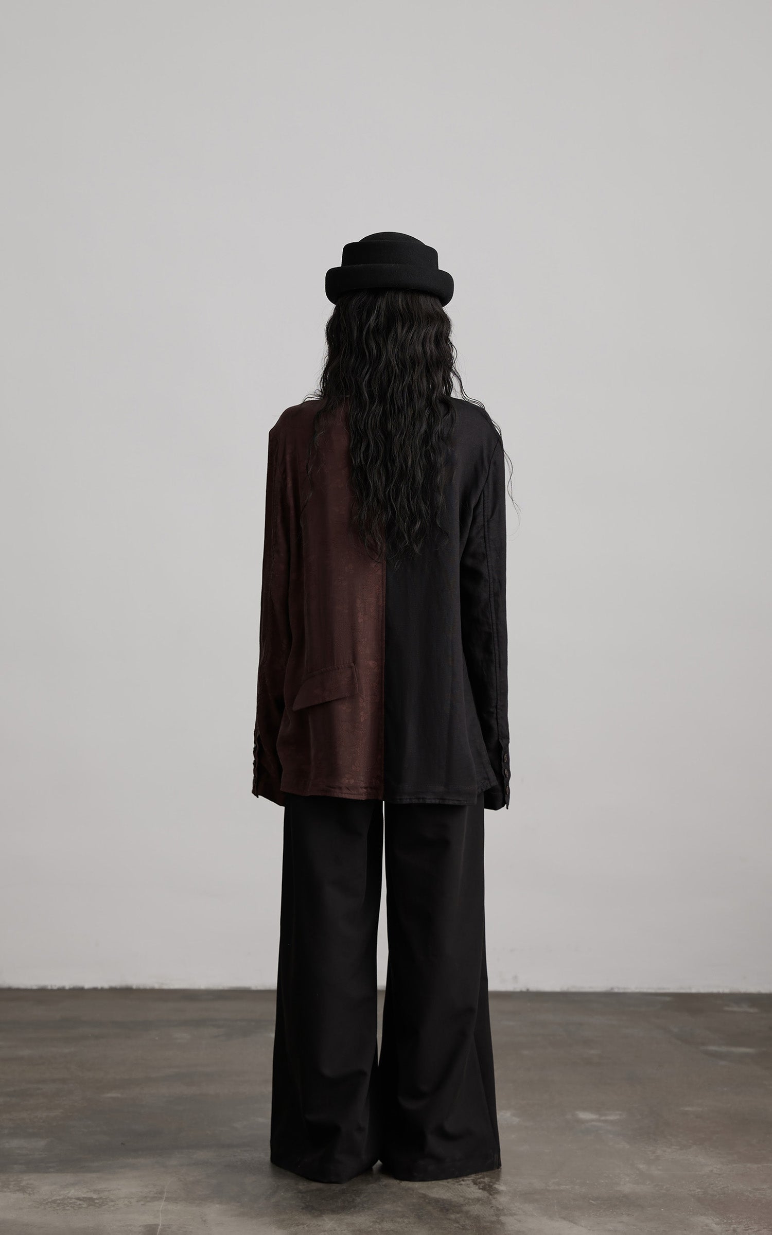 DOINDULGE Deconstructed Spliced Blazer