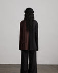 DOINDULGE Deconstructed Spliced Blazer