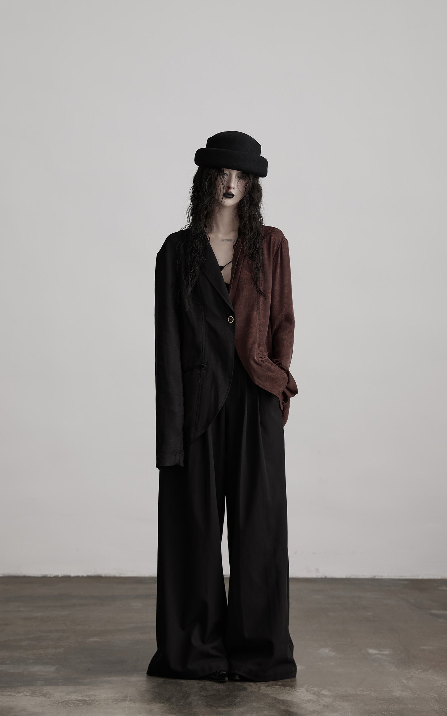 DOINDULGE Deconstructed Spliced Blazer