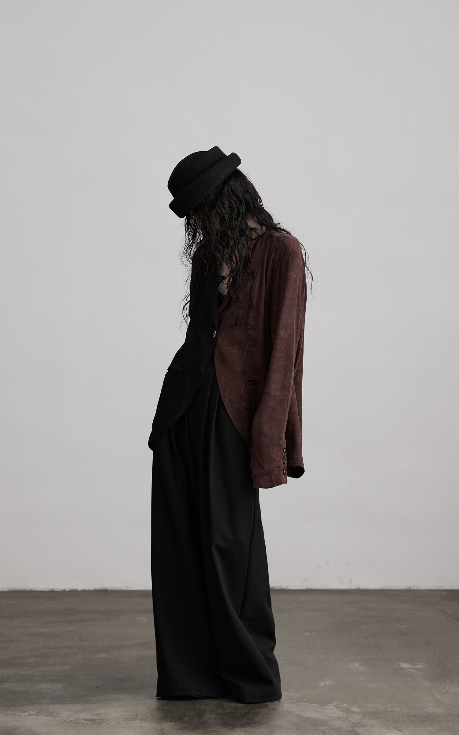 DOINDULGE Deconstructed Spliced Blazer