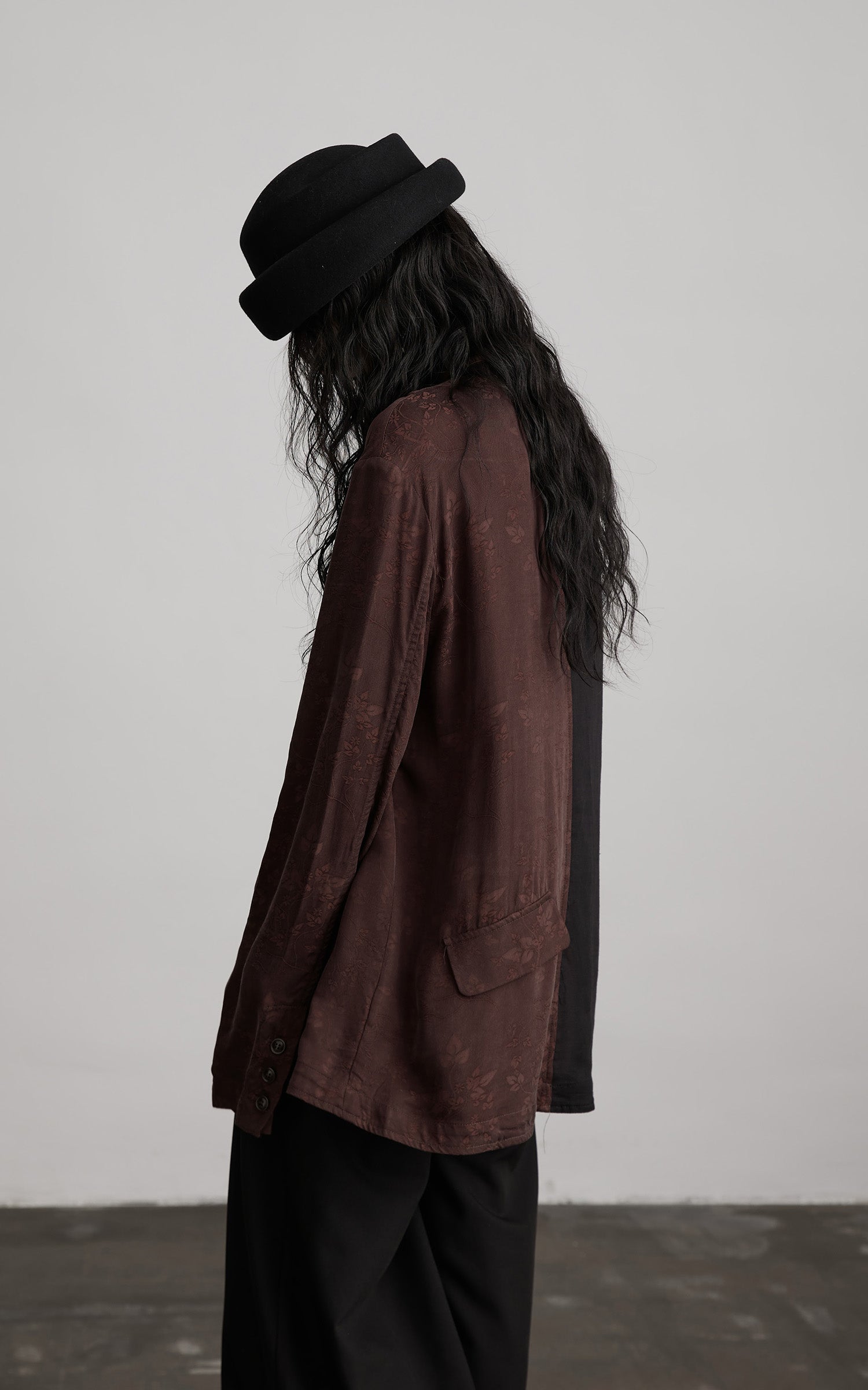 DOINDULGE Deconstructed Spliced Blazer