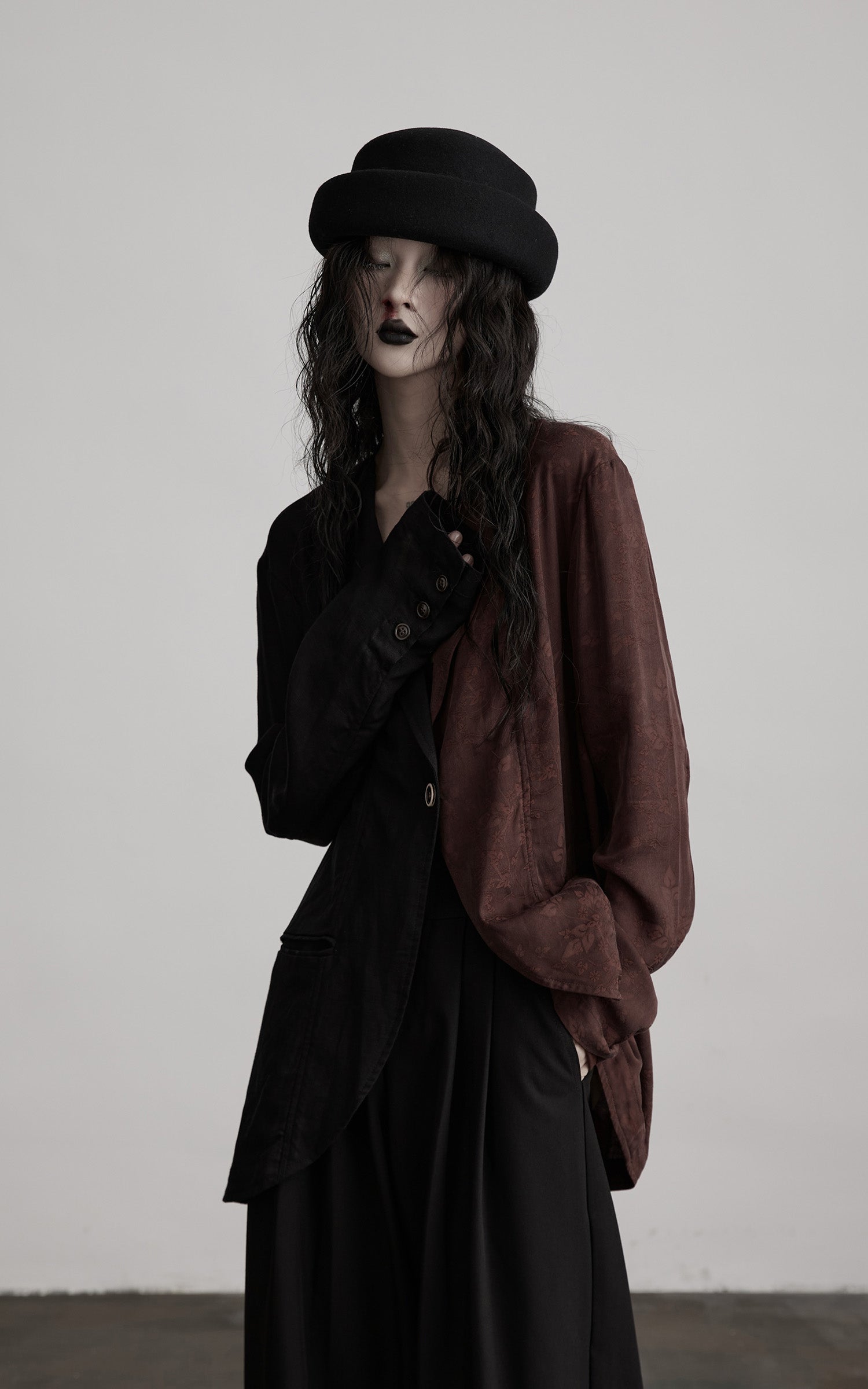 DOINDULGE Deconstructed Spliced Blazer
