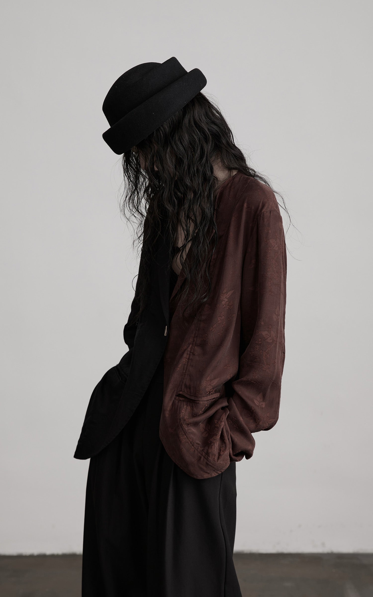 DOINDULGE Deconstructed Spliced Blazer