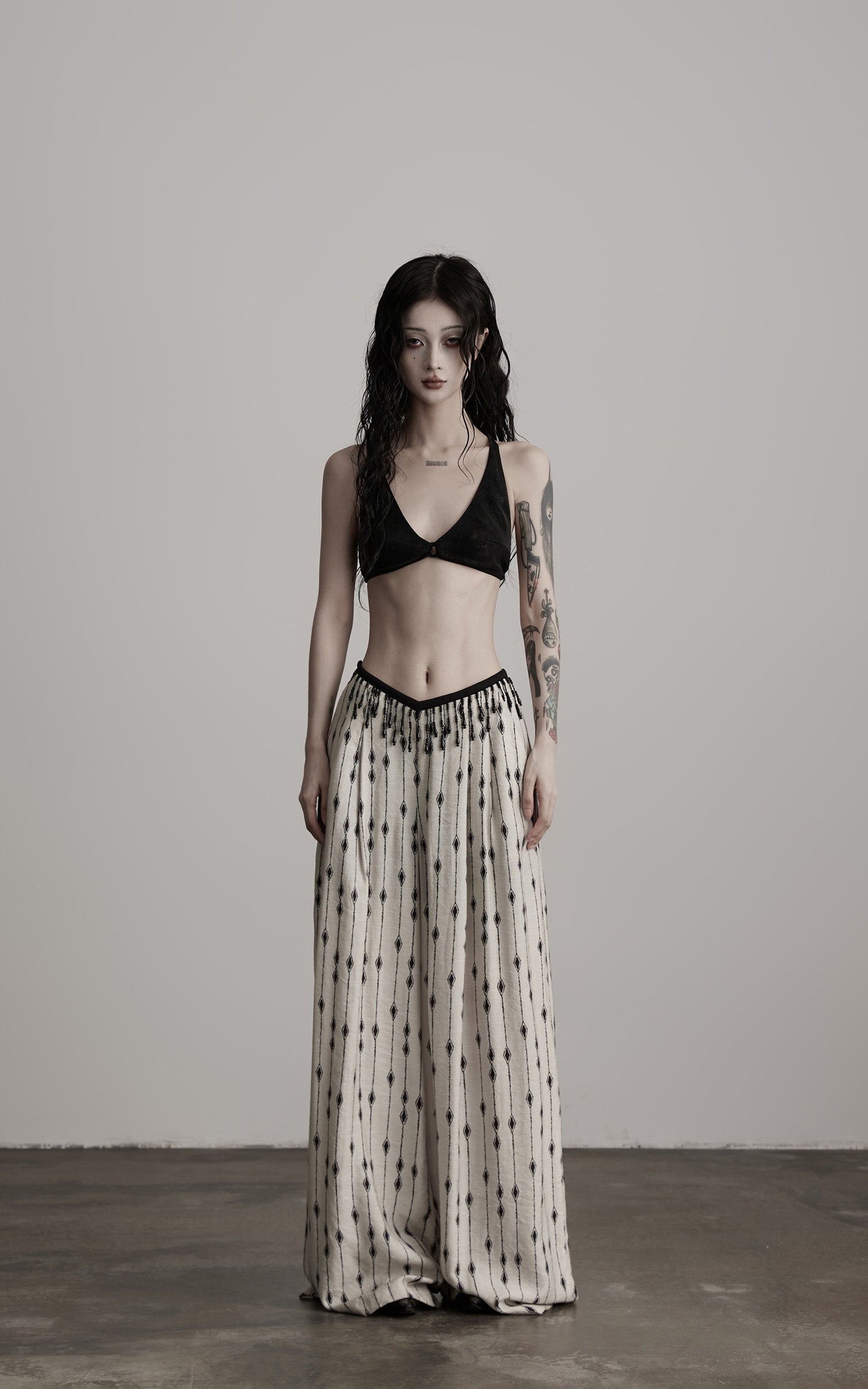 DOINDULGE Braided Strap Detail Bralette Top