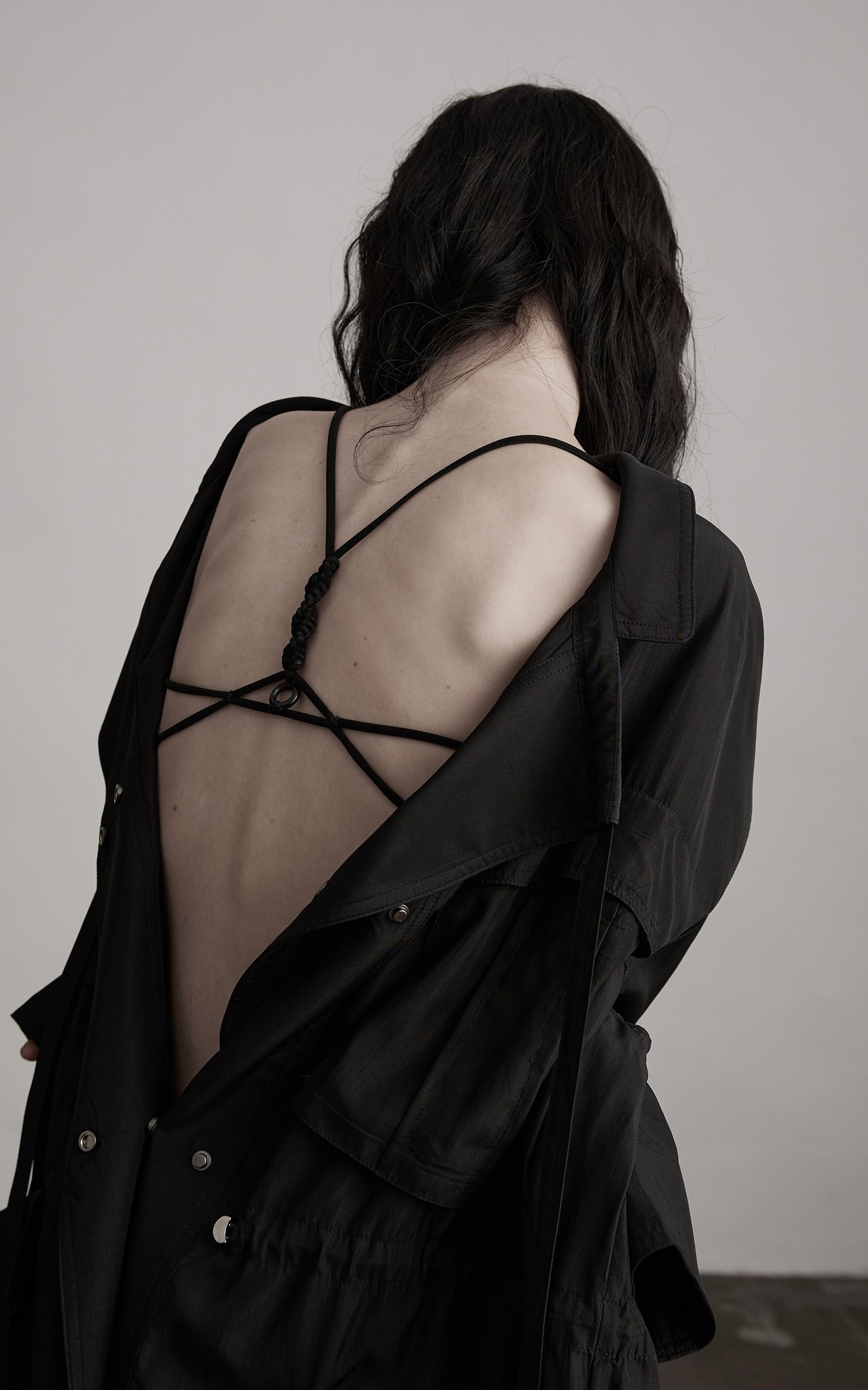 DOINDULGE Braided Strap Detail Bralette Top