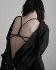 DOINDULGE Braided Strap Detail Bralette Top