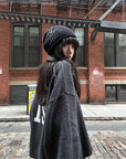 WARDEN EDGE 021 Knit Sweater & Graphic Beanie Set