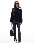 IAMXIAA Coated Skinny Leather Pants High Shine Slim Fit Trousers