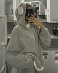 WARDEN EDGE Knit Hoodie & Shorts Set