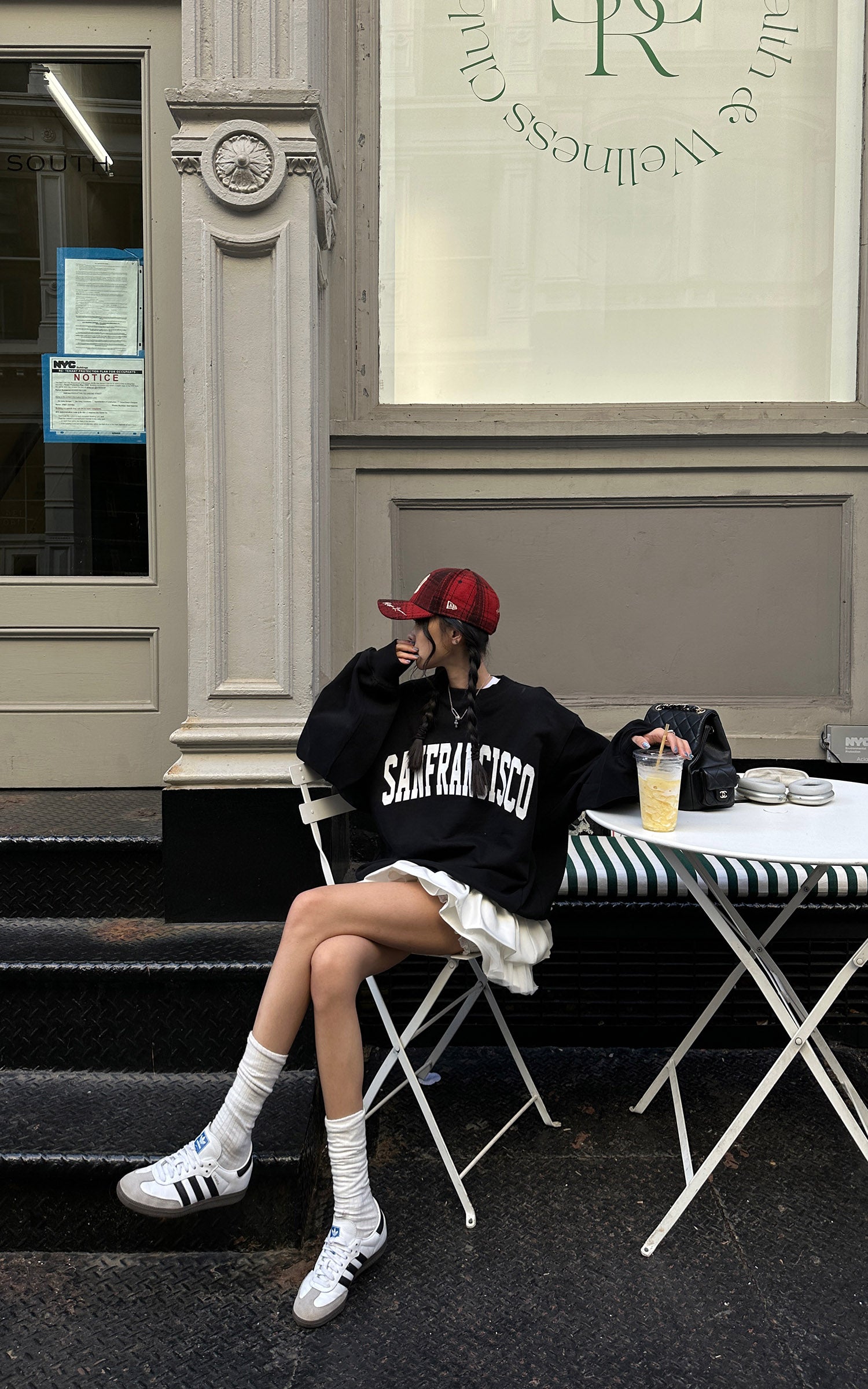 WARDEN EDGE Oversized San Francisco Sweatshirt Casual Streetwear Pullover