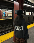 WARDEN EDGE 021 Knit Sweater & Graphic Beanie Set
