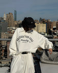 WARDEN EDGE Oversized Polo Sweatshirt with Bold Graphic Print and Streetwear Edge
