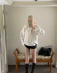 Rase le sol Distressed Stripe Knit Sweater
